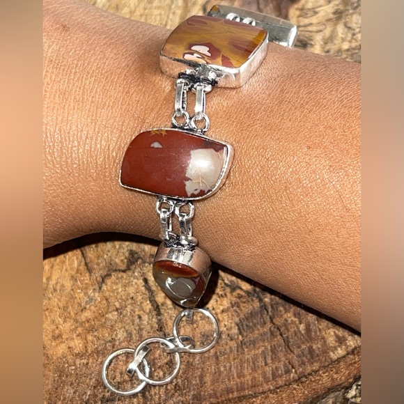 Australian Noreena Mudstone Jasper Bracelet 7”-8” - Picture 4 of 7